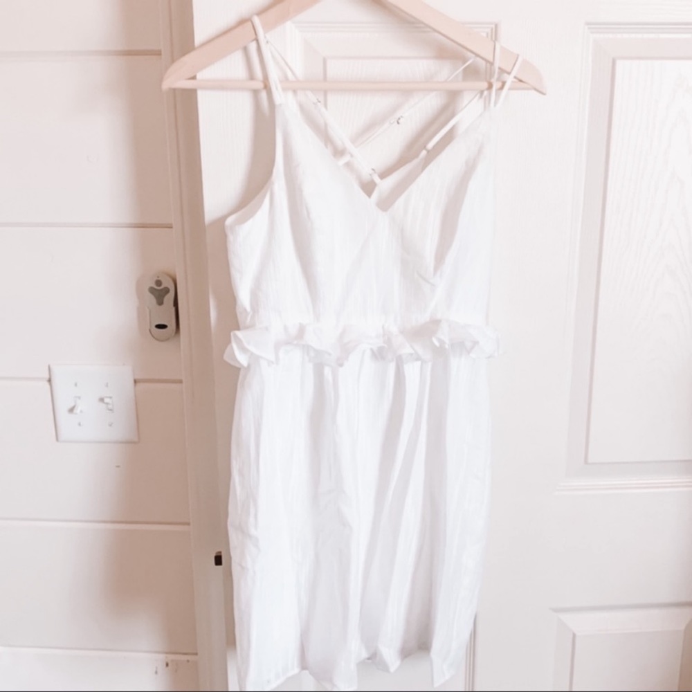 BCBGeneration white flowy summer dress - Picture 6 of 9